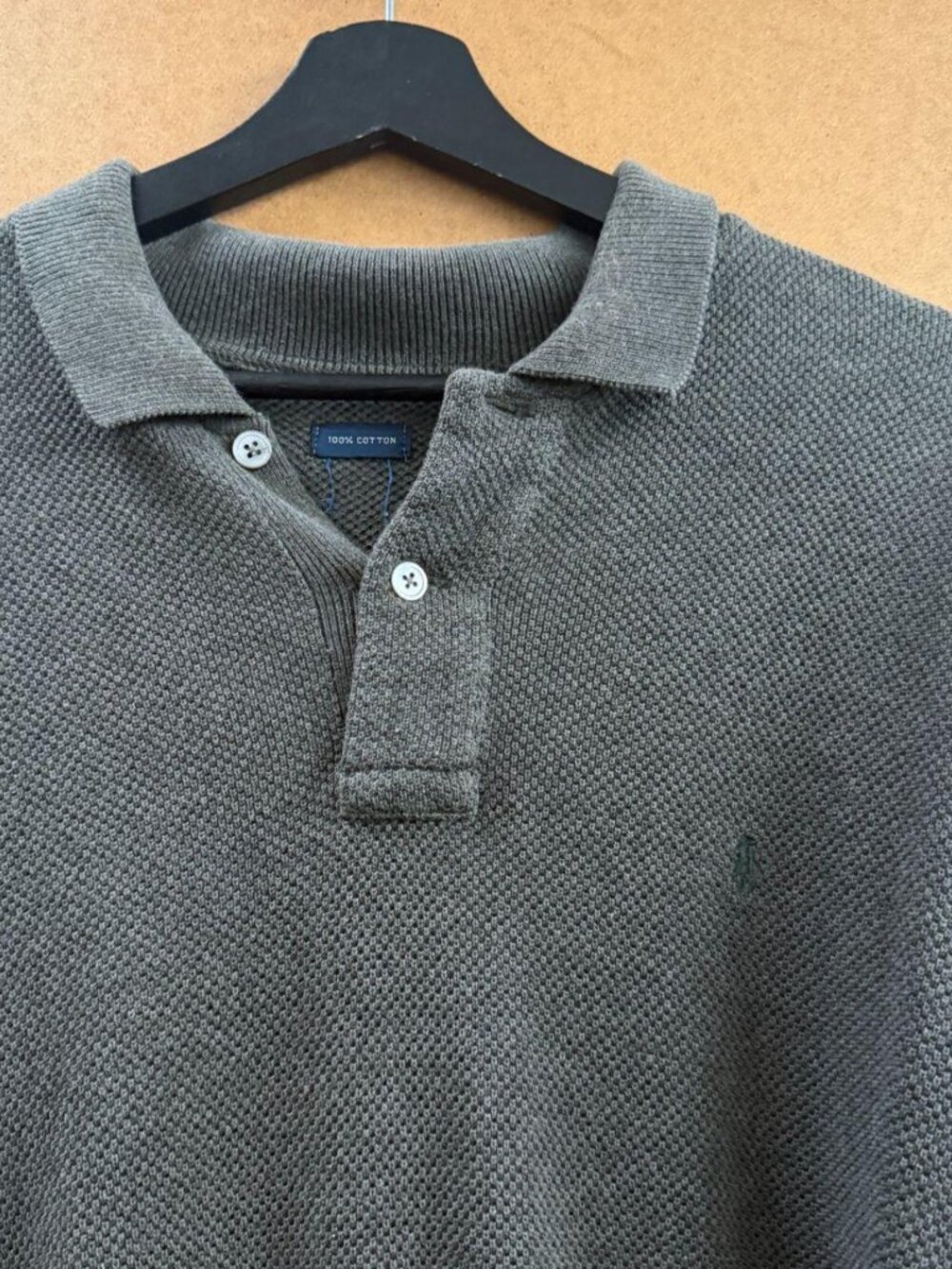 Polo Ralph Lauren Quarter-Button Knit Sweater, Size L